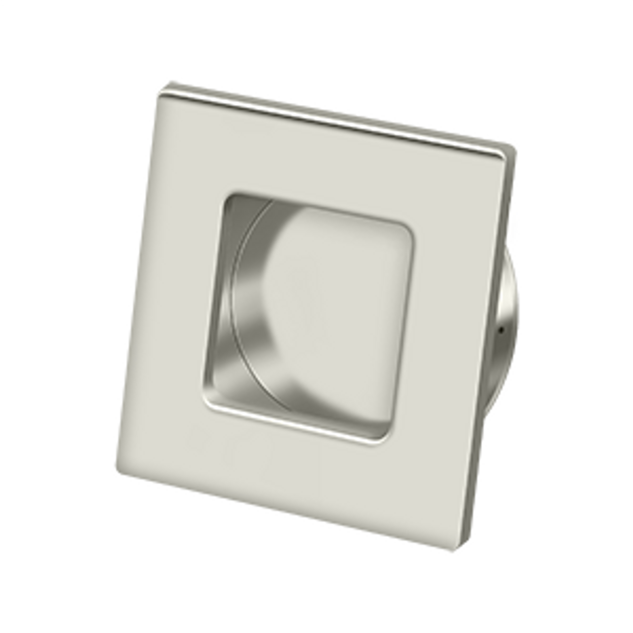 Deltana FRS234 FLUSH PULL, SQUARE, HD, 2-3/4" X 2-3/4", SOLID BRASS