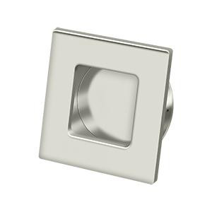 Deltana Hardware Deltana FRS234 FLUSH PULL, SQUARE, HD, 2-3/4" X 2-3/4", SOLID BRASS 
