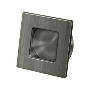 Deltana Hardware Deltana FRS234 FLUSH PULL, SQUARE, HD, 2-3/4" X 2-3/4", SOLID BRASS 