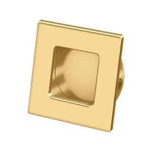 Deltana Hardware Deltana FRS234 FLUSH PULL, SQUARE, HD, 2-3/4" X 2-3/4", SOLID BRASS 
