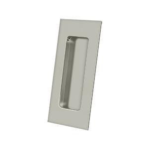 Deltana Hardware Deltana FP40 FLUSH PULL, RECTANGULAR, HD, 4" X 1-7/8" X 7/16", SOLID BRASS 