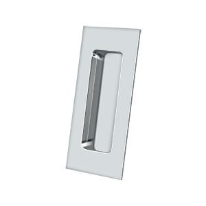 Deltana Hardware Deltana FP40 FLUSH PULL, RECTANGULAR, HD, 4" X 1-7/8" X 7/16", SOLID BRASS 