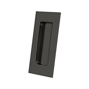 Deltana Hardware Deltana FP40 FLUSH PULL, RECTANGULAR, HD, 4" X 1-7/8" X 7/16", SOLID BRASS 