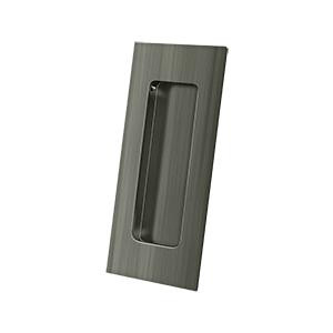 Deltana Hardware Deltana FP40 FLUSH PULL, RECTANGULAR, HD, 4" X 1-7/8" X 7/16", SOLID BRASS 