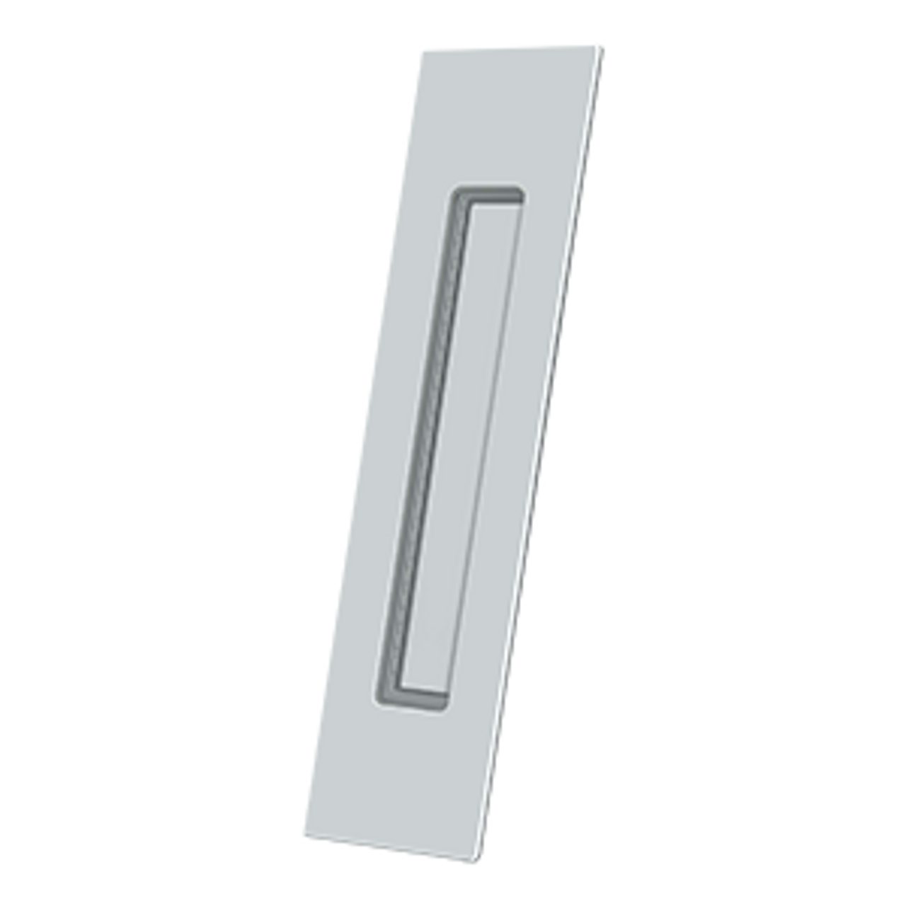 Deltana FP10225 FLUSH PULL, RECTANGULAR, HD, 10" X 2-1/4" X 1/2", SOLID BRASS