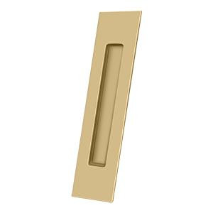Deltana Hardware Deltana FP10225 FLUSH PULL, RECTANGULAR, HD, 10" X 2-1/4" X 1/2", SOLID BRASS 