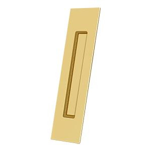 Deltana Hardware Deltana FP10225 FLUSH PULL, RECTANGULAR, HD, 10" X 2-1/4" X 1/2", SOLID BRASS 