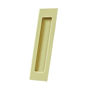 Deltana Hardware Deltana FP7178 FLUSH PULL, RECTANGULAR, HD, 7" X 1-7/8" X 3/8", SOLID BRASS 