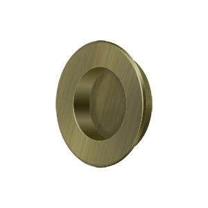 Deltana Hardware Deltana FP178 FLUSH PULL, ROUND, HD, 1-7/8", SOLID BRASS 