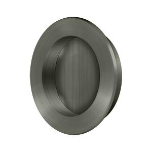 Deltana Hardware Deltana FP238 FLUSH PULL , ROUND, HD, 2-3/8", SOLID BRASS 