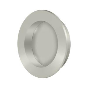 Deltana Hardware Deltana FP238 FLUSH PULL , ROUND, HD, 2-3/8", SOLID BRASS 
