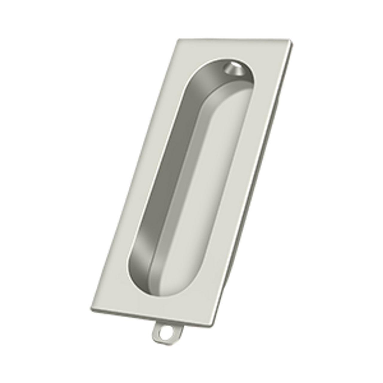 Deltana FP222 FLUSH PULL, RECTANGLE, 3-1/8" X 1-3/8" X 1/2" SOLID BRASS