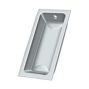 Deltana Hardware Deltana FP227 FLUSH PULL, LARGE, 3-5/8" X 1-3/4" X 1/2" SOLID BRASS 