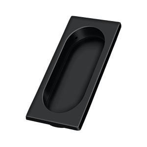 Deltana Hardware Deltana FP4134 FLUSH PULL, LARGE, 3-7/8" X 1-5/8" X 3/8" SOLID BRASS 