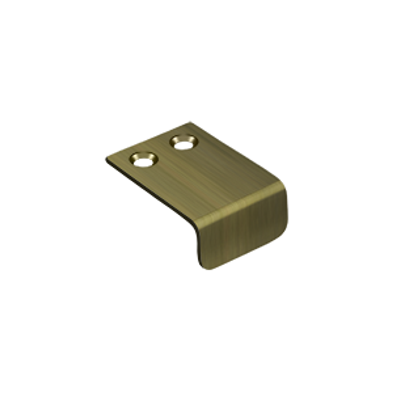 Deltana DCM115 DRAWER, CABINET, MIRROR PULL, 1" X 1-1/2" SOLID BRASS