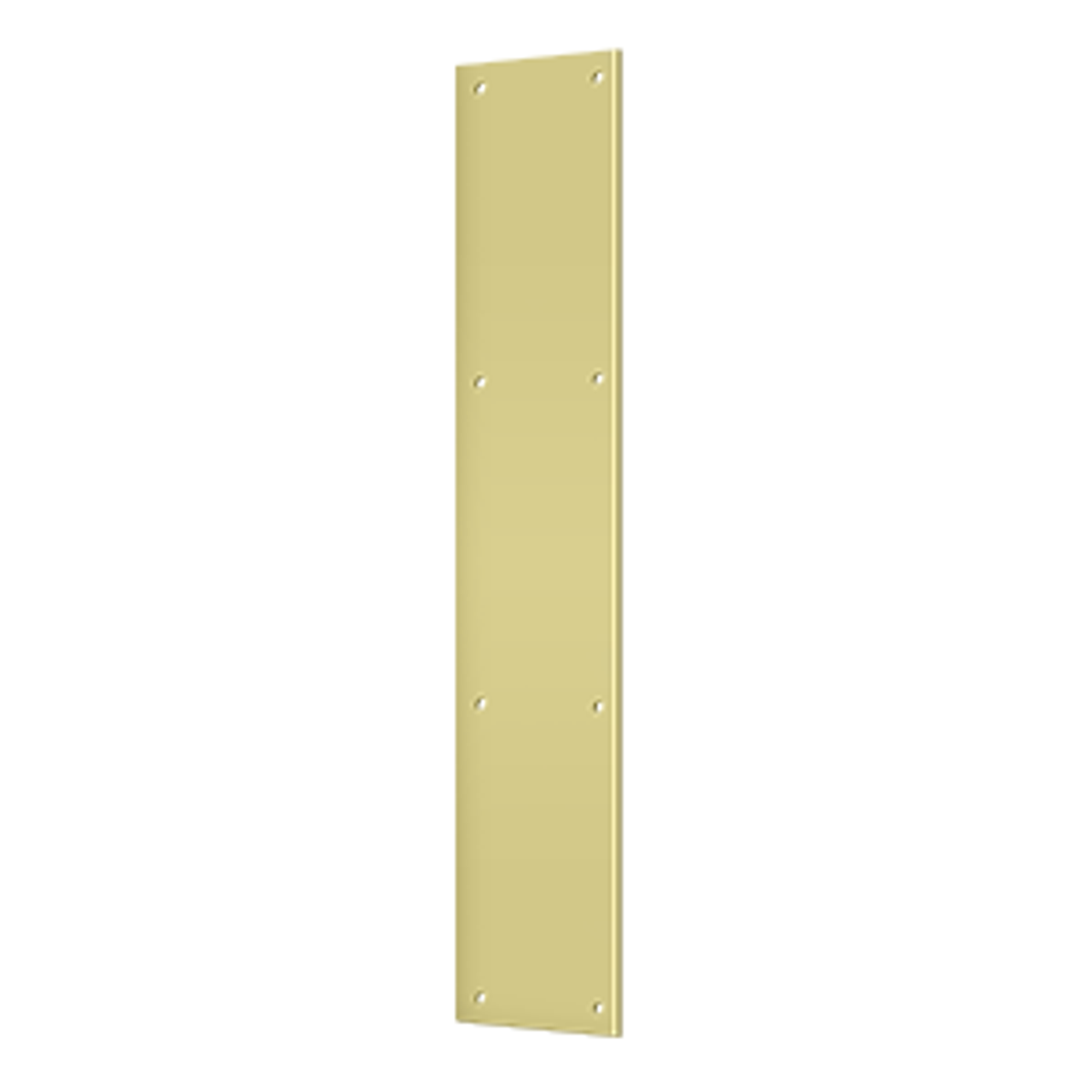 Deltana PP3520 PUSH PLATE 3-1/2" X 20" SOLID BRASS & STAINLESS STEEL