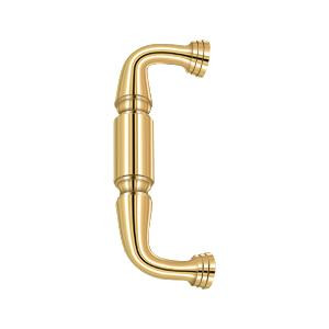 Deltana Hardware Deltana DP675 DOOR PULL, 6" SOLID BRASS 