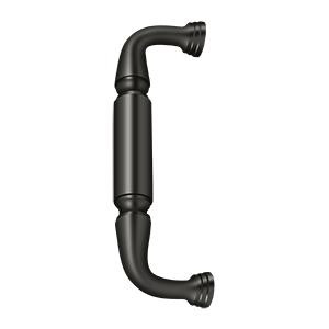 Deltana Hardware Deltana DP2574 DOOR PULL WITHOUT ROSETTE, 8" SOLID BRASS 