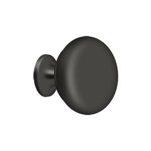 Deltana Hardware Deltana KR114 KNOB ROUND SOLID 1-1/4" DIAMETER SOLID BRASS 