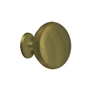 Deltana Hardware Deltana KRH114 KNOB ROUND HOLLOW 1-1/4" DIAMETER SOLID BRASS 
