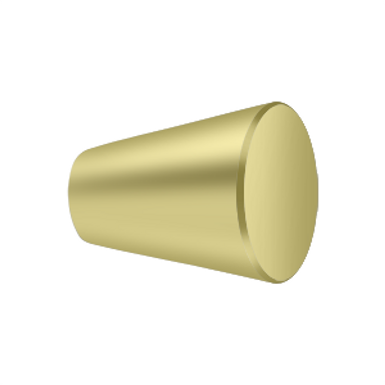 Deltana KC24 KNOB CONE CABINET 1-1/8" SOLID BRASS1" SOLID BRASS