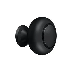 Deltana Hardware Deltana KR119 KNOB ROUND W/ GROOVE SOLID BRASS 