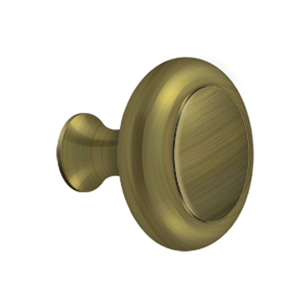 Deltana KRB175 1-3/4" KNOB HD W/ GROOVE SOLID BRASS