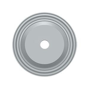 Deltana Hardware Deltana BPRC150 BASE PLATE FOR KNOBS, 1-1/2" DIAMETER SOLID BRASS 