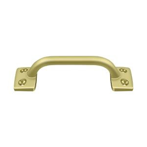 Deltana Hardware Deltana WP026 PULL, 4" OVERALL SOLID BRASS 