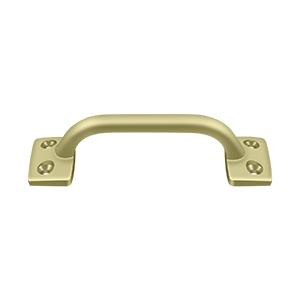 Deltana Hardware Deltana WP026 PULL, 4" OVERALL SOLID BRASS 