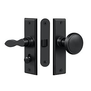 Deltana Hardware Deltana SDML334 STORM DOOR LATCH, SQUARE, MORTISE LOCK SOLID BRASS 