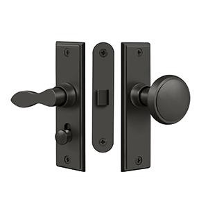 Deltana Hardware Deltana SDML334 STORM DOOR LATCH, SQUARE, MORTISE LOCK SOLID BRASS 