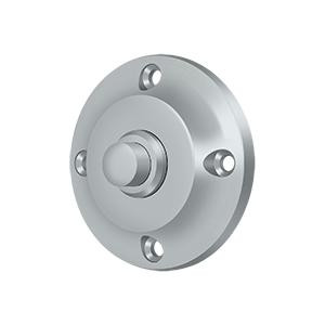 Deltana Hardware Deltana BBR213 BELL BUTTON, ROUND CONTEMPORARY SOLID BRASS 