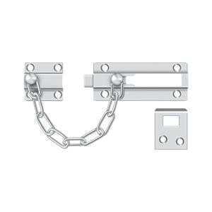 Deltana Hardware Deltana CDG35 DOOR GUARD, CHAIN / DOORBOLT SOLID BRASS 