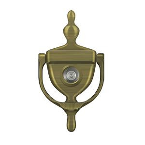 Deltana Hardware Deltana DKV630 DOOR KNOCKER-VIEWER, SOLID BRASS 