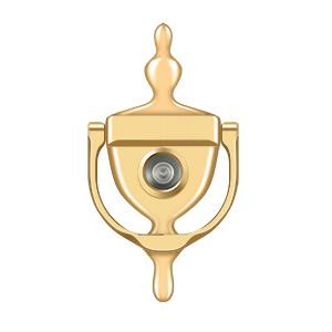Deltana Hardware Deltana DKV630 DOOR KNOCKER-VIEWER, SOLID BRASS 