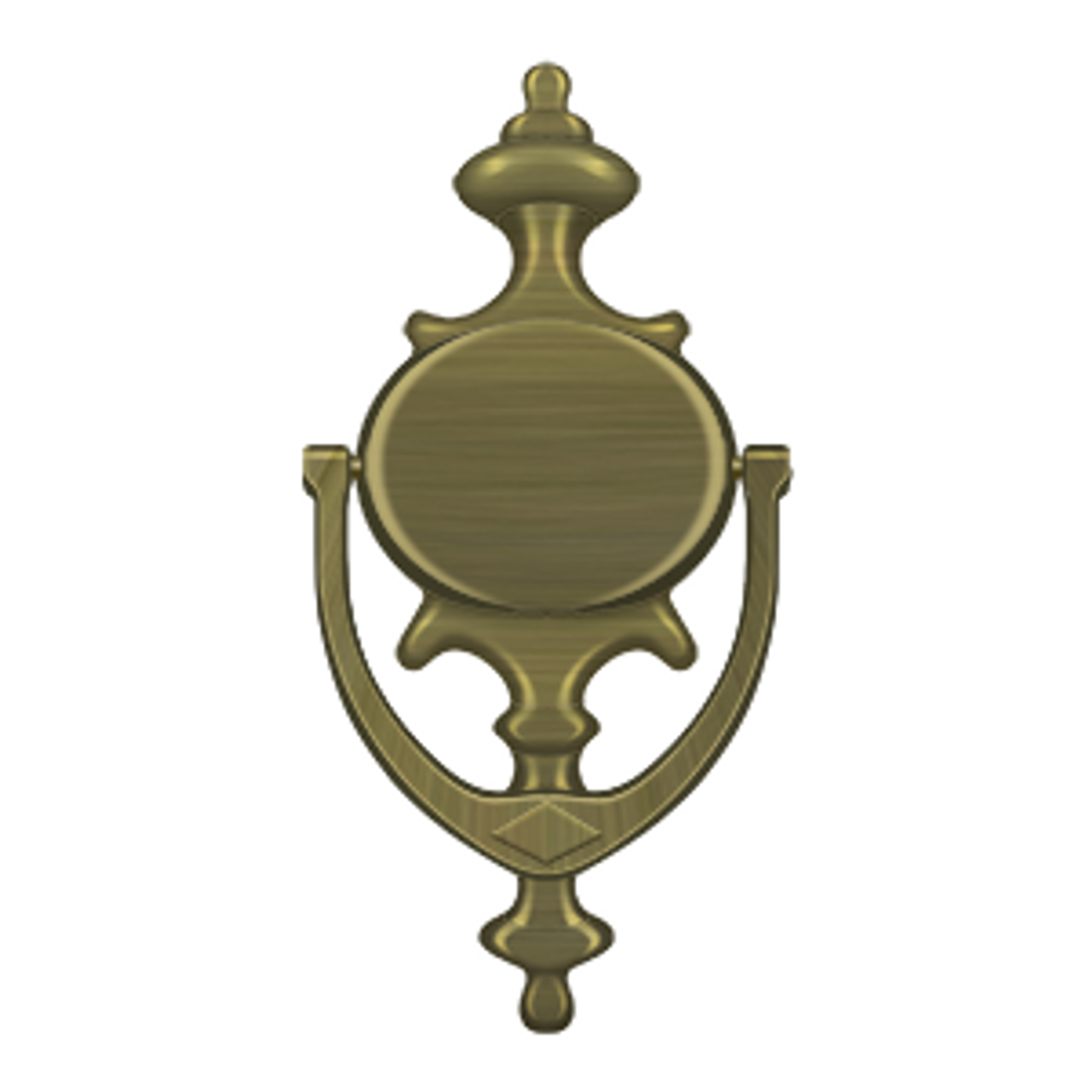 Deltana DK854 DOOR KNOCKER, IMPERIAL, SOLID BRASS