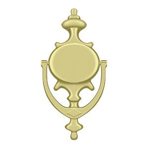Deltana Hardware Deltana DK854 DOOR KNOCKER, IMPERIAL, SOLID BRASS 