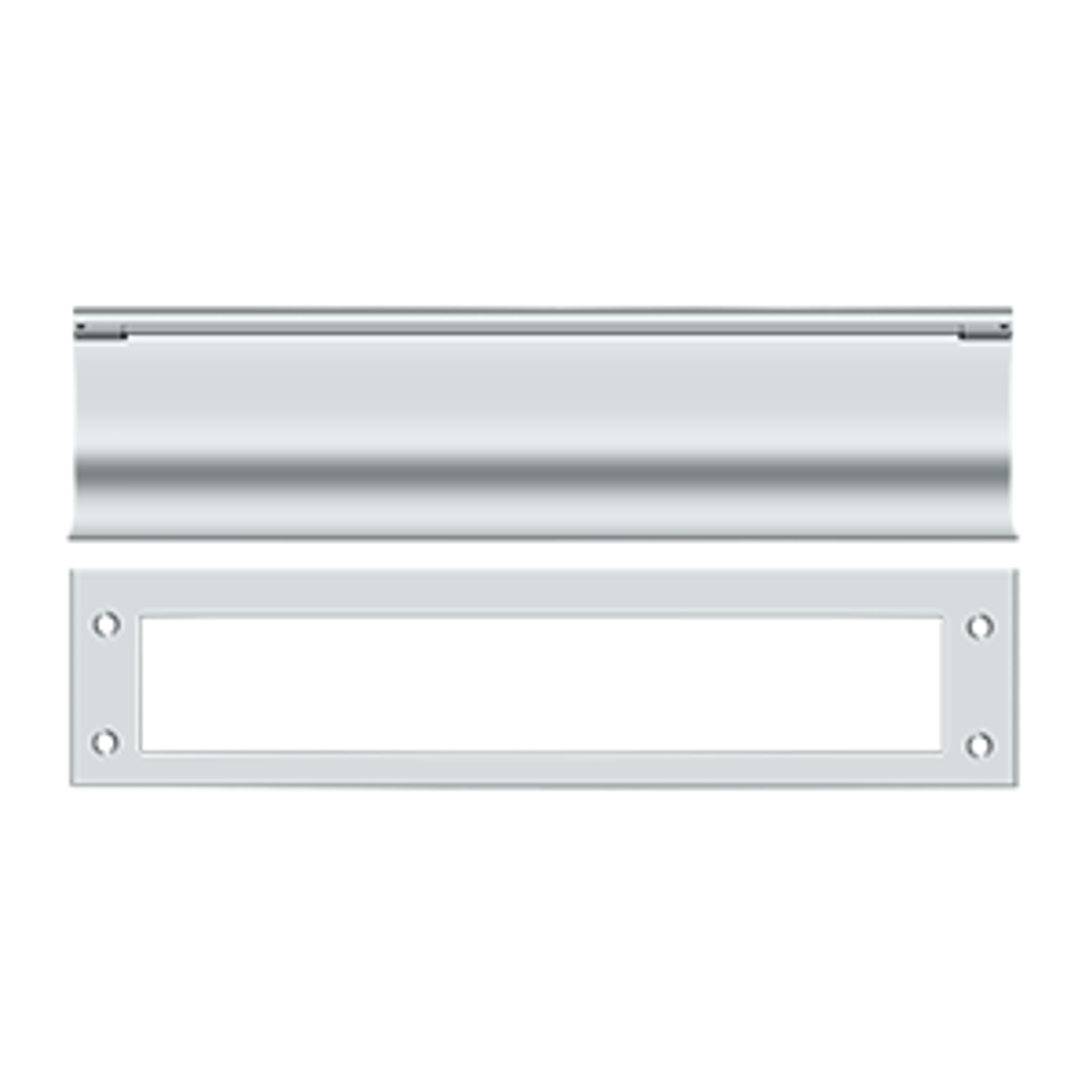 Deltana MS0030 MAIL SLOT, HEAVY DUTY SOLID BRASS