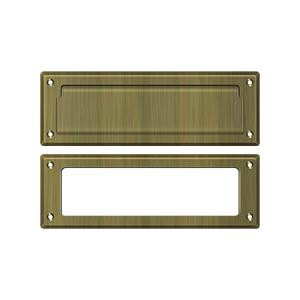 Deltana Hardware Deltana MS626 MAIL SLOT 8-7/8" WITH INTERIOR FRAME SOLID BRASS 