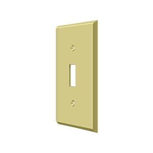 Deltana Hardware Deltana SWP4751 SWITCH PLATE, SINGLE STANDARD SOLID BRASS 