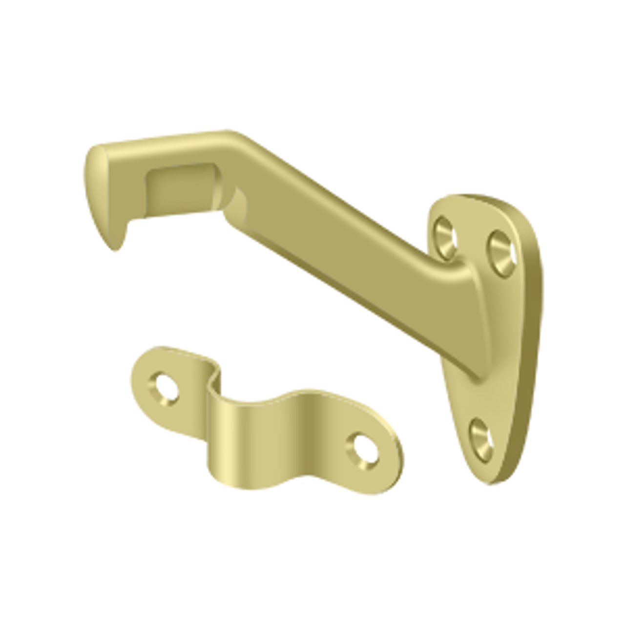 Deltana HRB325 HANDRAIL BRACKETS, 3-3/8" PROJECTION SOLID BRASS Deltana HRB325 HANDRAIL BRACKETS, 3-3/8" PROJECTION SOLID BRASS