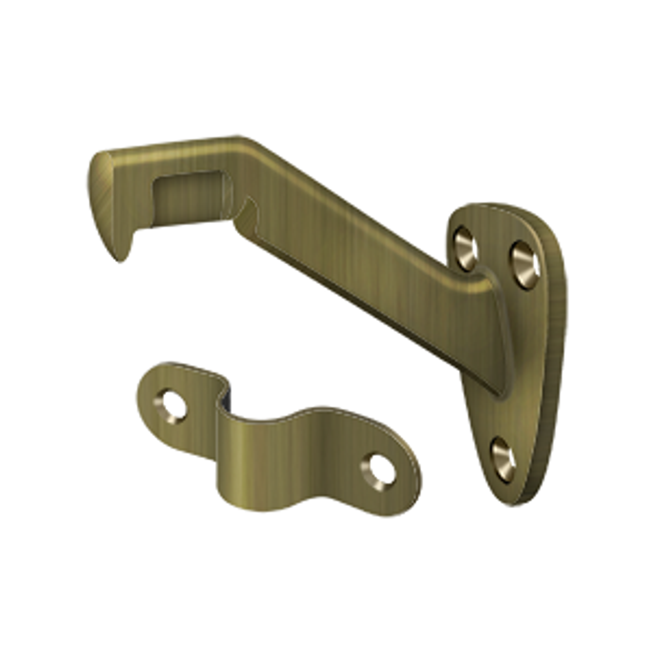 Deltana HRB325 HANDRAIL BRACKETS, 3-3/8" PROJECTION SOLID BRASS Deltana HRB325 HANDRAIL BRACKETS, 3-3/8" PROJECTION SOLID BRASS