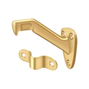 Deltana Hardware Deltana HRB325 HANDRAIL BRACKETS, 3-3/8" PROJECTION SOLID BRASS 