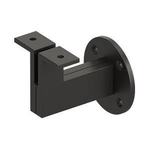 Deltana Hardware Deltana HRBM325 MODERN HANDRAIL BRACKET, 3-1/4" PROJECTION, HEAVY DUTY SOLID BRASS 