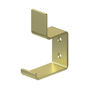 Deltana Hardware Deltana MH11 HEAVY DUTY, MODERN HOOK, 2-5/8" PROJECTION SOLID BRASS 
