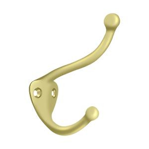 Deltana Hardware Deltana CAHH3 COAT & HAT HOOK, 3" PROJECTION SOLID BRASS 
