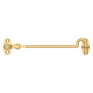 Deltana Hardware Deltana CHK6 CABIN SWIVEL HOOKS, 6" SOLID BRASS 