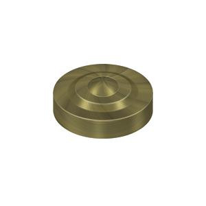 Deltana Hardware Deltana SCD100 SCREW COVER, ROUND, DIMPLE, 1" DIAMETER SOLID BRASS 