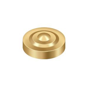 Deltana Hardware Deltana SCD100 SCREW COVER, ROUND, DIMPLE, 1" DIAMETER SOLID BRASS 